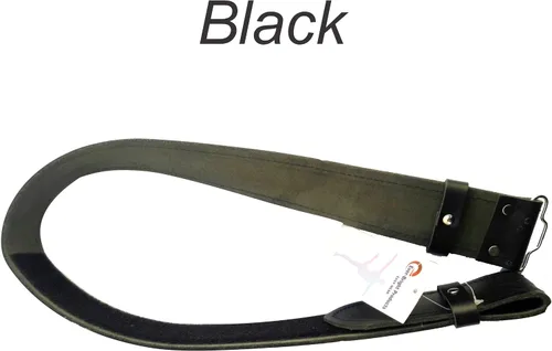 Miniatura 2 de Ever Bright Brown Black Kilt Belts Classic - Cinturón de piel auténtica