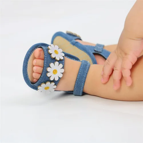 Miniatura 2 de Ohwawadi Sandalias para bebés niños y niñas, suela suave, vestido de boda, zapatos planos, sandalias de playa, zapatos de cuna para recién nacidos