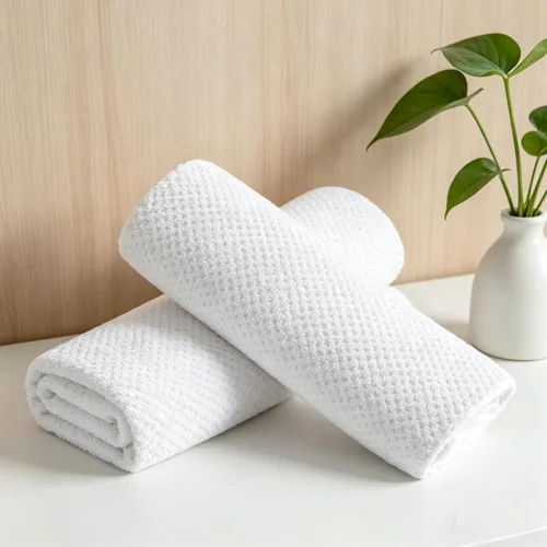 Miniatura 11 de Juego de 8 toallas de baño grandes azules para la familia - 2 sábanas de toalla de baño extragrandes, 2 toallas de mano, 4 paños - 600GSM suaves