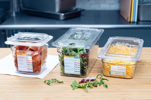 Miniatura 8 de Carlisle FoodService Products Storplus Permalabel - Recipiente de almacenamiento de alimentos con etiqueta integrada para cocina y restaurante