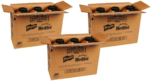Miniatura 14 de Cattlemen's Carolina Tangy Gold Salsa BBQ, 1 galón - Recipiente a Granel de Un Galón de Salsa de Barbacoa Tangy Gold, Mezcla de Mostaza Cremosa