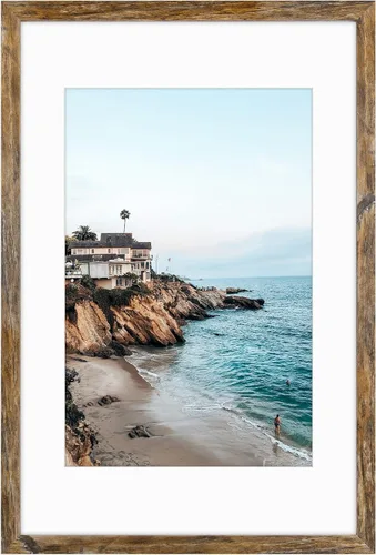 Miniatura 52 de Frametory, Marcos de 8 x 10 para mostrar imágenes de 5 x 7 con paspartú o fotos de 8 x 10 sin paspartú, vidrio resistente a roturas, accesorios