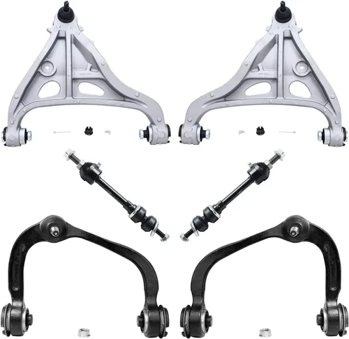 Miniatura 134 de Detroit Axle - Kit de extremo delantero para Chrysler 300 Dodge Charge Challenger 2011-2023, 2 brazos de control inferiores traseros 2 rótulas