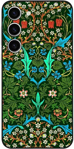 Miniatura 88 de Berkin Arts Funda compatible con Samsung Galaxy S22 Ultra, funda de silicona Art Nouveau Floral Flower (Clematis by Alphonse Mucha)