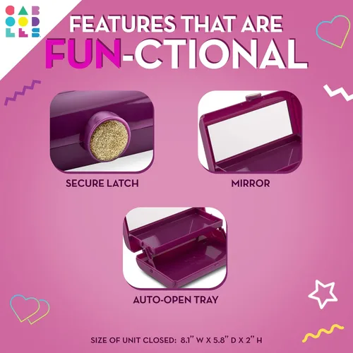 Miniatura 5 de Estuche Caboodles Take-It Tote Violeta