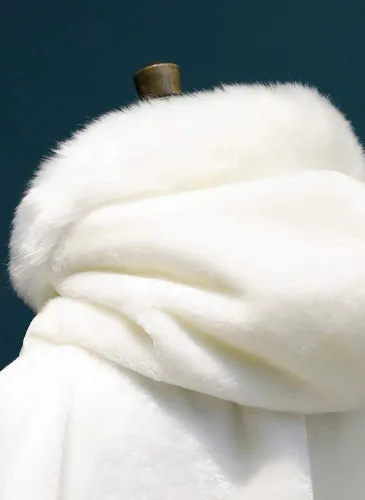 Miniatura 7 de EllieHouse PF12 - Capa de boda con capucha para mujer