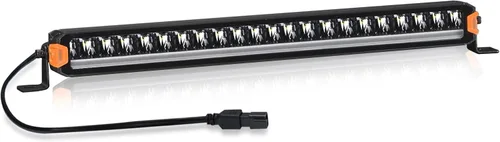Miniatura 15 de LIGHTFOX Barra de luz LED de 12 pulgadas con conector DT, haz de luz puntual y de inundación de fila única, 72W, 6,717LM, luces de conducción