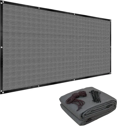 Miniatura 40 de FAIR WIND - Tela de Sombra 90% de Protección Solar, Pantalla de Privacidad, Cobertura para Patio, Toldo con Ojales, Red de Sombra para Jardín, Gris