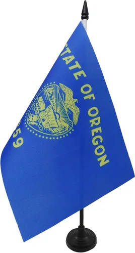 Miniatura 127 de Bandera de mesa de Colorado de 4 x 6 pulgadas, bandera de escritorio del estado de Colorado de EE. UU., 5.9 x 3.9 in, palo y base de plástico negro