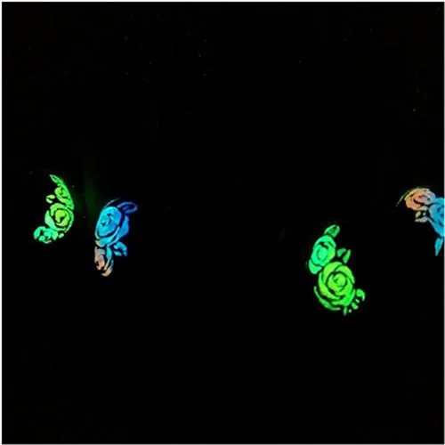 Miniatura 7 de Polvo que brilla en la oscuridad, 24 frascos de pigmento luminoso en polvo de fluorescencia nocturna, 12 colores, resina epoxi luminosa, polvo de 24