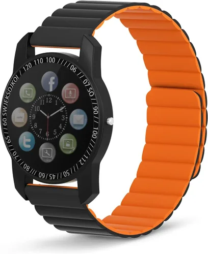 Correa de reloj, correas magnéticas para reloj inteligente, correa de silicona de liberación rápida de 0.787 in 0.866 in correas de reloj