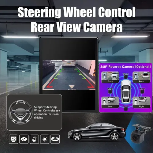 Miniatura 6 de Para Hyundai Sonata 2011-2014 Tesla Style Car CarPlay Android Navegación Automática Estéreo GPS Radio Cámara Inversa 9.7 "IPS Pantalla Táctil