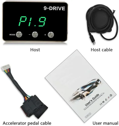 Miniatura 5 de Regulador de acelerador electrónico universal 9 MODO Acelerador de pedal de conducción inteligente eficiente de combustible para coches
