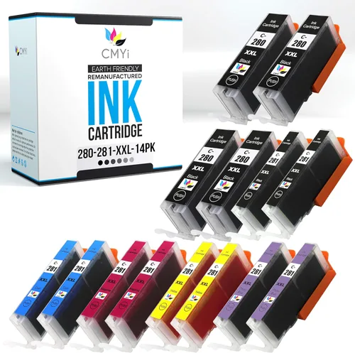 Miniatura 16 de 280XXL - Cartucho de tinta de repuesto para Canon PIXMA TR7520, TR7620, TR8520, TR8620, TR8620a, TR8622, TR8622a, TS6120, TS6220, TS6320, TS702