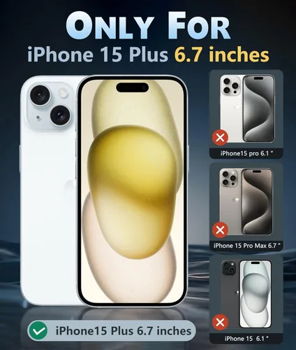 Miniatura 1035 de FNTCASE Funda para iPhone 13 Pro-Max: Fundas magnéticas transparentes compatibles con Magsafe Slim anti amarillamiento protección contra caídas