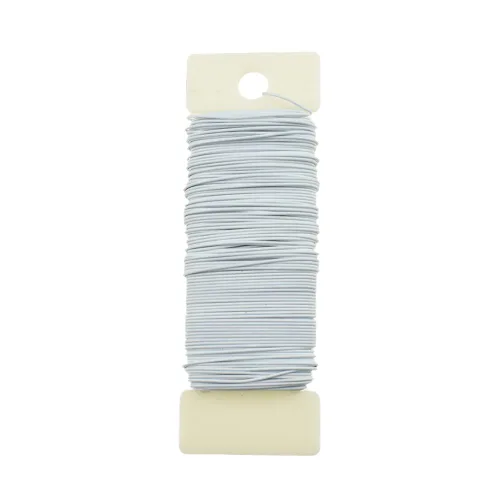 Miniatura 32 de HAHIYO Alambre Negro de Calibre 22 - 1 Rollo, 38 Yardas (115 Pies) Alambre Floral Flexible para Manualidades, Coronas de Navidad, Arreglos