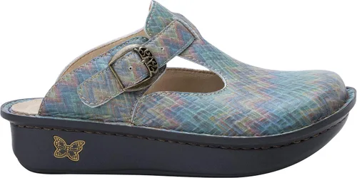 Miniatura 2 de Alegria - Zuecos clásicos de cuero para mujer, de 11.5 a 12, ancho ancho de EE. UU, Woven Wonder