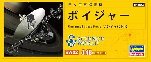 Miniatura 7 de Hasegawa Kit modelo de sonda espacial no tripulada Voyager a escala 1:48