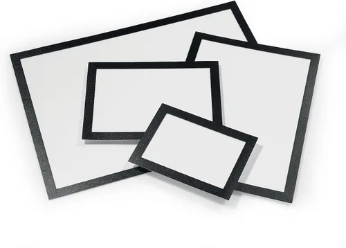 Miniatura 2 de Durable Duraframe 476801 - Marco magnético autoadhesivo, tamaño carta, 2 unidades, color negro, Negro