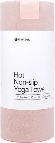 Eunzel Toalla de yoga caliente, toalla de yoga súper absorbente, toalla antideslizante de microfibra de gamuza suave para Bikram Pilates y 72"x26.5")