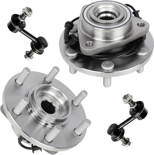 Miniatura 231 de Detroit Axle - Kit de nudillos de dirección delantera izquierda para Ford Edge Lincoln MKX 07-10, cojinete de rueda del lado del conductor, nudillo