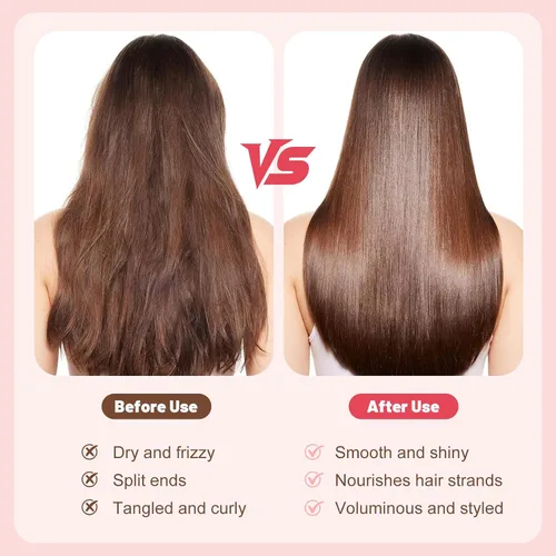 Miniatura 4 de Mini alisador de pelo portátil 2026, rizador inalámbrico, pequeño cepillo plano de vapor, herramientas de peinado caliente para mujeres