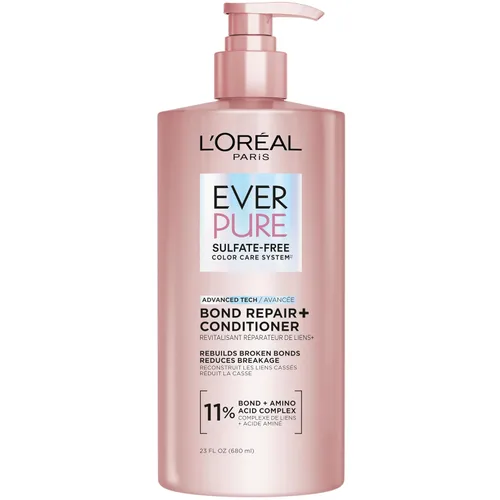 Miniatura 12 de L'Oreal Paris EverPure - Acondicionador fortalecedor, refuerza el cabello débil, vegano, 6.8 onzas líquidas