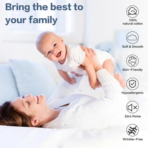 Miniatura 6 de Sanders Collection Inc SCI - Juego de sábanas flexibles divididas superiores para cama ajustable de 30 pulgadas, cabeza dividida, tamaño Queen, 800