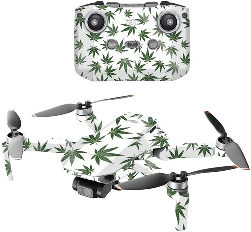 Miniatura 12 de MightySkins Glitter brillante compatible con DJI Mini 2 Dron portátil - Cool Corgi Acabado de purpurina protector, duradero de alto brillo Fácil