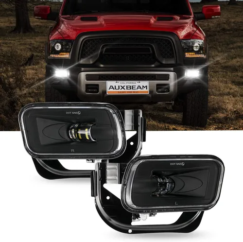 Auxbeam Faros antiniebla LED aprobados por DOT para Ram 1500 2009-2012, Ram 2500/3500 2010-2018, reemplazo de lámparas antiniebla LED para Dodge Ram