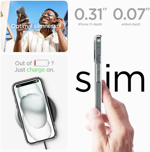 Miniatura 177 de Spigen Funda para iPhone 13 Mini, ultra híbrida MagFit [antiamarilleo] [compatible con Magsafe] - Transparente