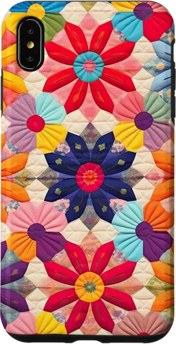 Miniatura 11 de Quilting Flower Blooms Quilt Pattern Case for iPhone 17