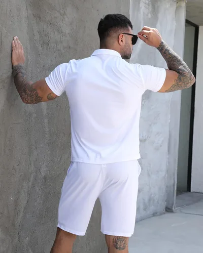 Miniatura 4 de RPOVIG Conjunto de 2 piezas con cremallera para golf, gimnasio, entrenamiento, para hombre
