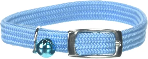 Miniatura 11 de Kool Kat Collar de seguridad elástico para gatos con campana, negro, 12 pulgadas