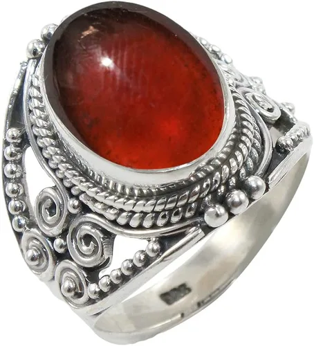 Miniatura 39 de Anillo de Plata Esterlina 925 para Mujeres con Piedra Preciosa Natural, Anillo de Compromiso de Plata Esterlina, Piedra Natal de Junio con Engaste