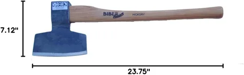 Miniatura 8 de Biber Hacha de carpintero sueca clásica o mejor conocida como The Broad Axe por Mueller (bisel izquierdo)