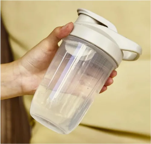 Miniatura 13 de ChezMax Shaker Bottle for Protein Powder (BPA free),PP5 Leakproof Mixer Cup with Built-In Mixing Blade, Portable Workout Shaker for Protein, Negro