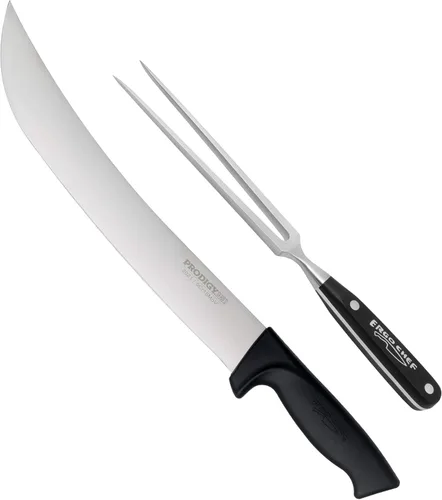 Miniatura 11 de Ergo Chef Prodigy Series - Juego de 2 rebanadores de 12 pulgadas, pechuga, cuchillo para tallar asado y tenedor para tallar carne de 8 pulgadas Pro