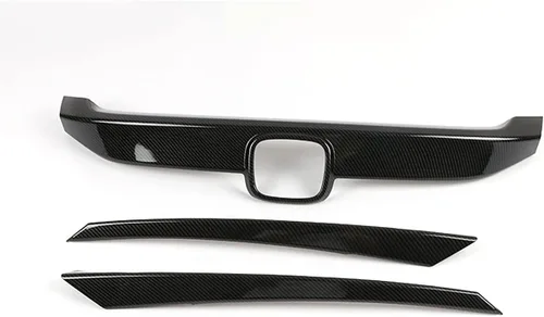 Miniatura 6 de Accesorios para automóvil compatibles con Honda Civic 10ª generación 2016-2021 Cubierta de moldura de rejilla de parachoques delantero