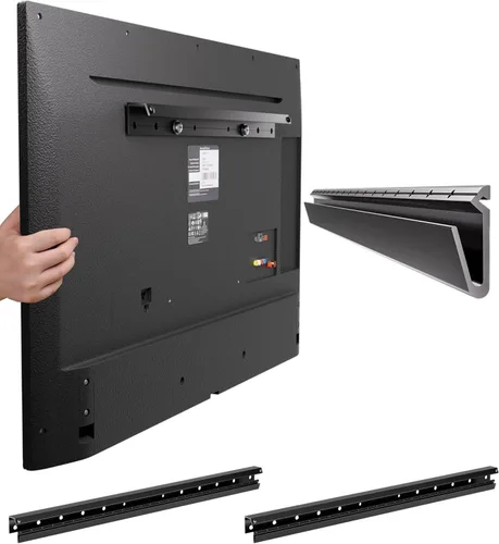 Miniatura 11 de Soporte de pared para TV sin tachuelas para la mayoría de televisores de 22 a 55 pulgadas, soporte de TV sin pernos, soporte para televisores sin