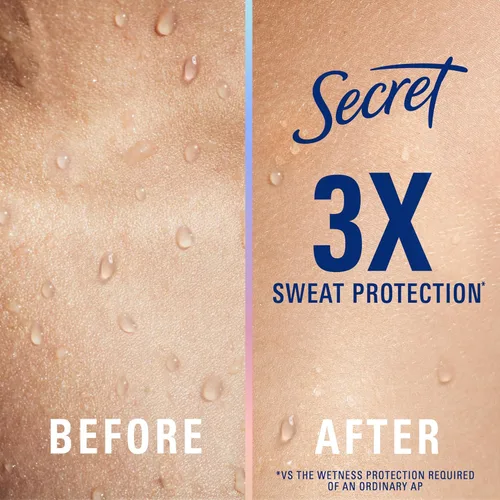 Miniatura 4 de Secret Clinical Strength Antiperspirant Deodorante para mujer, 3X Protección contra el estrés, 72 horas de protección contra el sudor y el olor