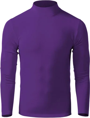 Miniatura 4 de Camisas de manga larga con cuello alto falso para hombre