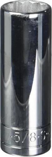 Miniatura 7 de SK Tools USA 41708 - Unidad de 1/4", 0.472 in, 6 puntos, enchufe cromado profundo