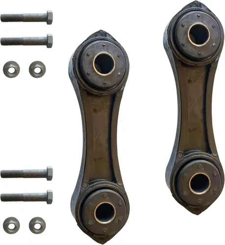 Miniatura 28 de 2 paquetes de kit de enlace de barra estabilizadora Compatible con Jeep TJ 1997-2006, enlace de barra antivuelco delantera Compatible con Jeep