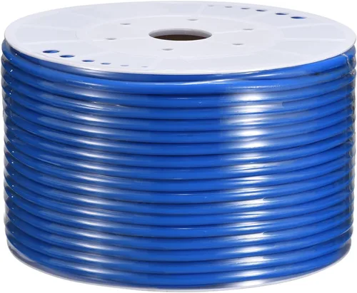 Miniatura 10 de MECCANIXITY Tubo de tubo neumático, 0.394 in x 0.256 in, 295 pies, 295.3 ft, tubo de manguera de tubería de aire de PU, azul para compresor de aire