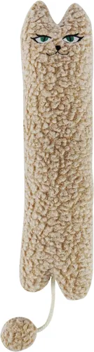 TTcat Almohada de Hierba Gatera Silvervine Matatabi para Gatos y Gatito, Juguete para Patear Gatos, Almohada para Gatos de Tamaño Grande de Felpa