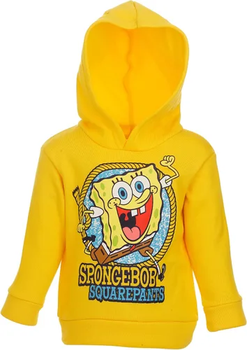 Miniatura 2 de Nickelodeon SpongeBob SquarePants - Conjunto de sudadera con capucha y pantalones deportivos para niños pequeños y grandes
