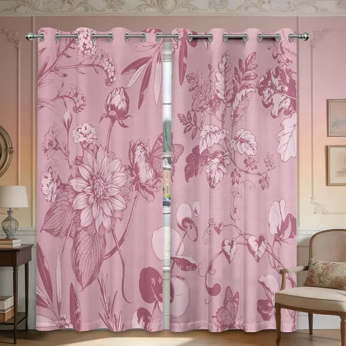 Miniatura 19 de Cortinas opacas negras y doradas, cortinas modernas de mediados de siglo para dormitorio, sala de estar, 63 pulgadas de largo, juego de 2 paneles