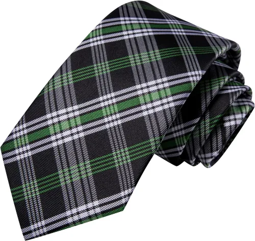 Miniatura 38 de Hi-Tie Corbatas de seda para hombre, diseño de cachemira a rayas, con bolsillo, gemelos cuadrados, conjunto formal de negocios