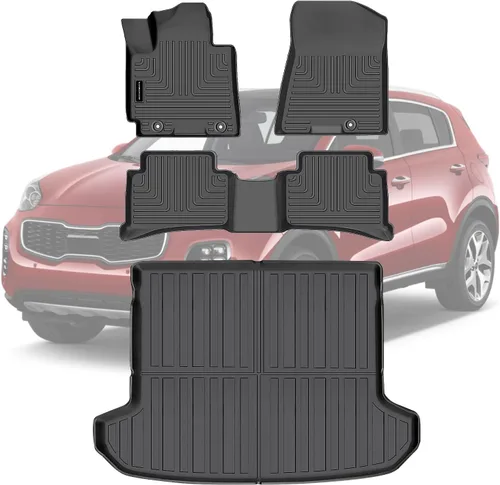 Miniatura 37 de Revestimientos de suelo para Acura ADX y Honda HR-V 2023-2026 TPE 2023-2026 TPE protección para todo tipo de clima, tapetes de primera y 2ª fila